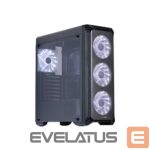 Computer case ZALMAN  I3 ATX, White LED fan x4 