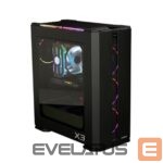 Datoru piederumi ZALMAN  X3 BLACK ATX, ARGB fan x4, T/G 