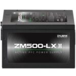 Arvuti komponendid ZALMAN  ZM500-LXII 500W, Active PFC, 85%, 200-240V, EU 