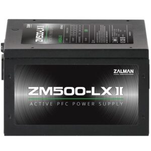 Datoru piederumi ZALMAN  ZM500-LXII 500W, Active PFC, 85%, 200-240V, EU 