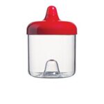 For kitchen ViceVersa  round canister 0.75L red 11231 