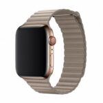 Умные часы Devia  Elegant Leather Loop(44mm) for Apple Watch stone 