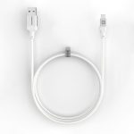 Kaabel Evelatus  Cable USB A to C 2M Aluminum housing braiding White