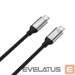 Cable Evelatus  Flex Cable Pro USB 2.0 Type C to Type C 2M 240W 5A Black