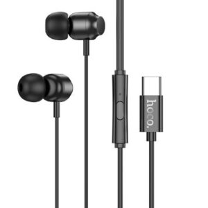 Kõrvaklapid Hoco  M122 Power metal universal digital earphones with microphone Type-C Black