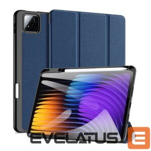 Kaaned Dux Ducis  Redmi Pad 7/7 Pro Domo Series Tri-fold Stand PU Leather Tablet Cover Blue