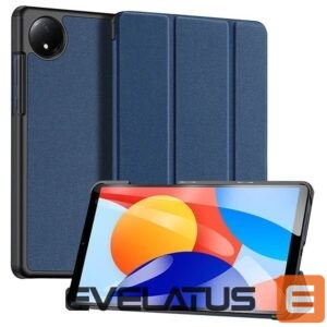 Maciņš grāmata Dux Ducis Xiaomi Redmi Pad SE 8.7 Domo Series Tri-fold Stand PU Leather Tablet Cover Blue