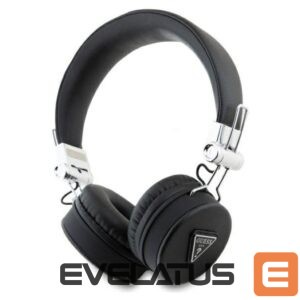 Wireless headphones Guess  Bluetooth ENC GUBH70PGTSPSK Grained Classic Round Shape Black