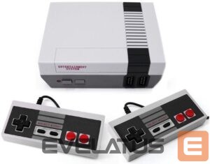 Spēļu konsole GameBox  R6  8-Bit Retro TV AV RCA Analog Game Console with Dual Controllers with 620 Built-In Games 