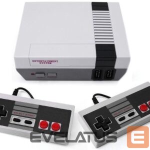 Spēļu konsole GameBox  R6  8-Bit Retro TV AV RCA Analog Game Console with Dual Controllers with 620 Built-In Games 