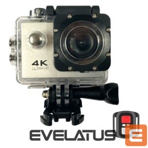 Digitālā fotokamera iWear  K1 Ultra HD 4K 16Mpix Wi-Fi Sport Camera with 2'' LCD Remote & 8x Fixation Set 