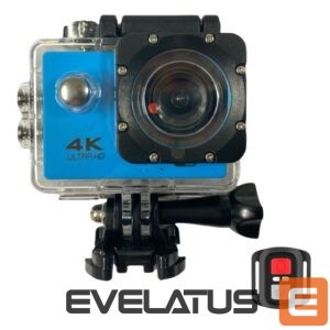 Digitālā fotokamera iWear  K1 Ultra HD 4K 16Mpix Wi-Fi Sport Camera with 2'' LCD Remote & 8x Fixation Set 