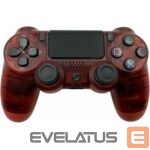 Valdiklis GameBox  P4 Wireless Vibration Bluetooth Controller for Play Station 4 / PC / TV / TV Box Transparent