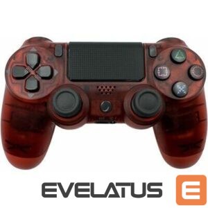 Kontrolieris GameBox  P4 Wireless Vibration Bluetooth Controller for Play Station 4 / PC / TV / TV Box Transparent