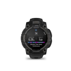 Viedpulksteni Garmin  SMARTWATCH INSTINCT 3 AMOLED/BLACK/BLK 010-02936-00 