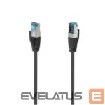 Kabelis Hama  Cat6a S/FTP - network cable, 15 m Black