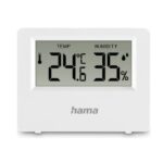 Sienas pulksteņi un pulksteņi interjeram Hama  Electronic thermometer Indoor White