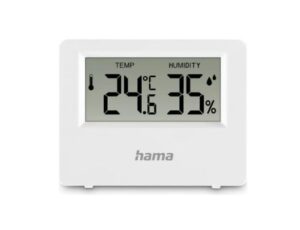 Sienas pulksteņi un pulksteņi interjeram Hama  Electronic thermometer Indoor White