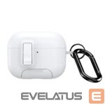 Headphone case Dux Ducis Apple AirPods Pro 3 Earphone Case PECQ Series Multi-Angle Stand PC+TPU Cover with Hook White