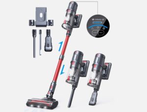 Putekļusūcējs Lubluelu  L7 Pro Self-Standing Cordless Stick Vacuum Cleaner 140AW 33KPA Hoover 