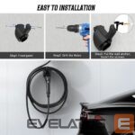 Car accessories iLike  EV Charge EV2405 Type 2 EV Charging Cable Holder with Plug Dock Wall Bracket 