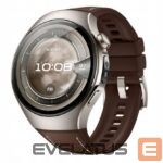 Умные часы Huawei  Watch 5 (46mm), Fluorelastomer Brown classic strap, Metal body, Rates-L29L 