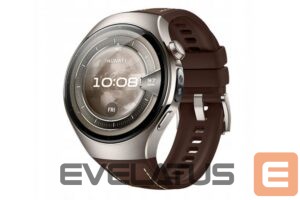 Nutikell Huawei  Watch 5 (46mm), Fluorelastomer Brown classic strap, Metal body, Rates-L29L 