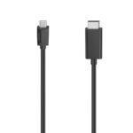Elektropreces un piederumi Hama  Video Cable, USB-C Plug - DisplayPort Plug, Ultra-HD 4K, 1.50 m 