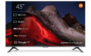 Televiisorid Xiaomi  Smart TV A Pro 2026 43 109 cm 4K UHD (2160p) Google TV Black