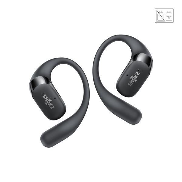 Belaidės ausinės Shokz OpenFit 2 Black