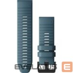 Siksniņa Garmin  Fenix 6X 26mm QuickFit Watch Band, Lakeside Blue Silicone 