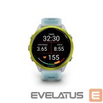Умные часы Garmin  Forerunner 570 - 47mm, Amp Yellow Aluminium with Translucent Whitestone/Turquoise Band 