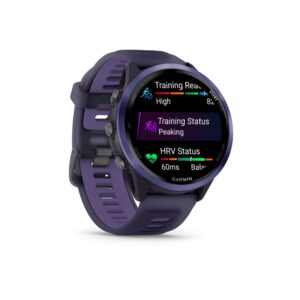 Viedpulksteni Garmin  Forerunner 570 - 47mm, Indigo Aluminium with Translucent Imperial Purple/Indigo Band 