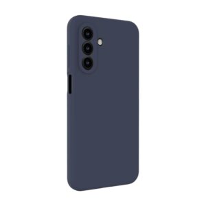 Back panel cover Evelatus Samsung Galaxy A17 Premium Magnetic Soft Touch Silicone Case Dark Blue