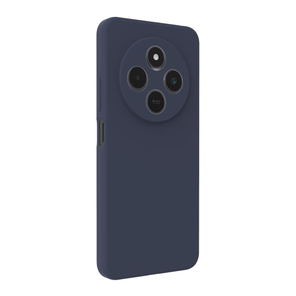 Back panel cover Evelatus Xiaomi Redmi 14C 4G/5G Premium Magnetic Soft Touch Silicone Case Dark Blue