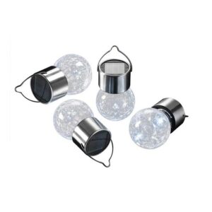 LED Lukturis Elight  Garden Decor Solar IP65 LED Solo Latern hanging bulb style (9x6cm) with dark sensor 