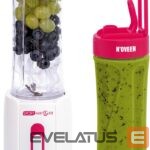 Shredders Noveen  Blender 300W Ice Crushing Blades 2x600ml Bottles Non-Drip BPA-Free Amerant 