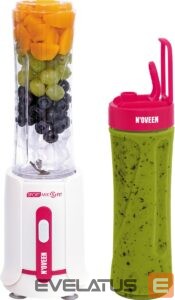 Shredders Noveen  Blender 300W Ice Crushing Blades 2x600ml Bottles Non-Drip BPA-Free Amerant 