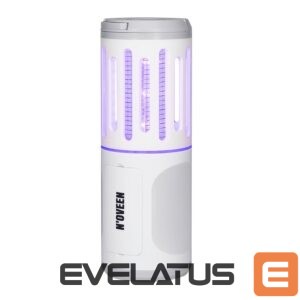 Cita prece Noveen  Insect Killer Lamp 3in1 Lamp Flashlight Insect Killer Battery Powered ABS Body 