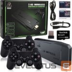 Игровая консоль CP  M8 Lite 64GB 4K TV Hdmi Stick Game console 2x Wi-Fi Controllers & 6x Platform 8-64bit 5000 Games 