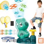 Mänguasjad Kiddyz  KT1 Dino Flying disc Catapult launcher toy with x2 Rockets 