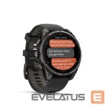Viedpulksteni Garmin  Fenix 8 Pro – 47 mm, AMOLED, Sapphire, Carbon grey DLC titanium with Black/pebble band 