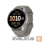 Умные часы Garmin  Venu 4 - 45mm, Silver with Silver Gray Silicone Band sports watch 