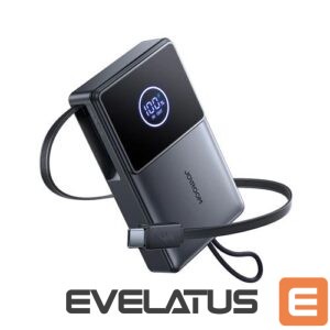 Išorinė baterija Joyroom  JR-PR1 10000mAh 22.5W Powerbank with Built-in Retractable USB-C Cable Black