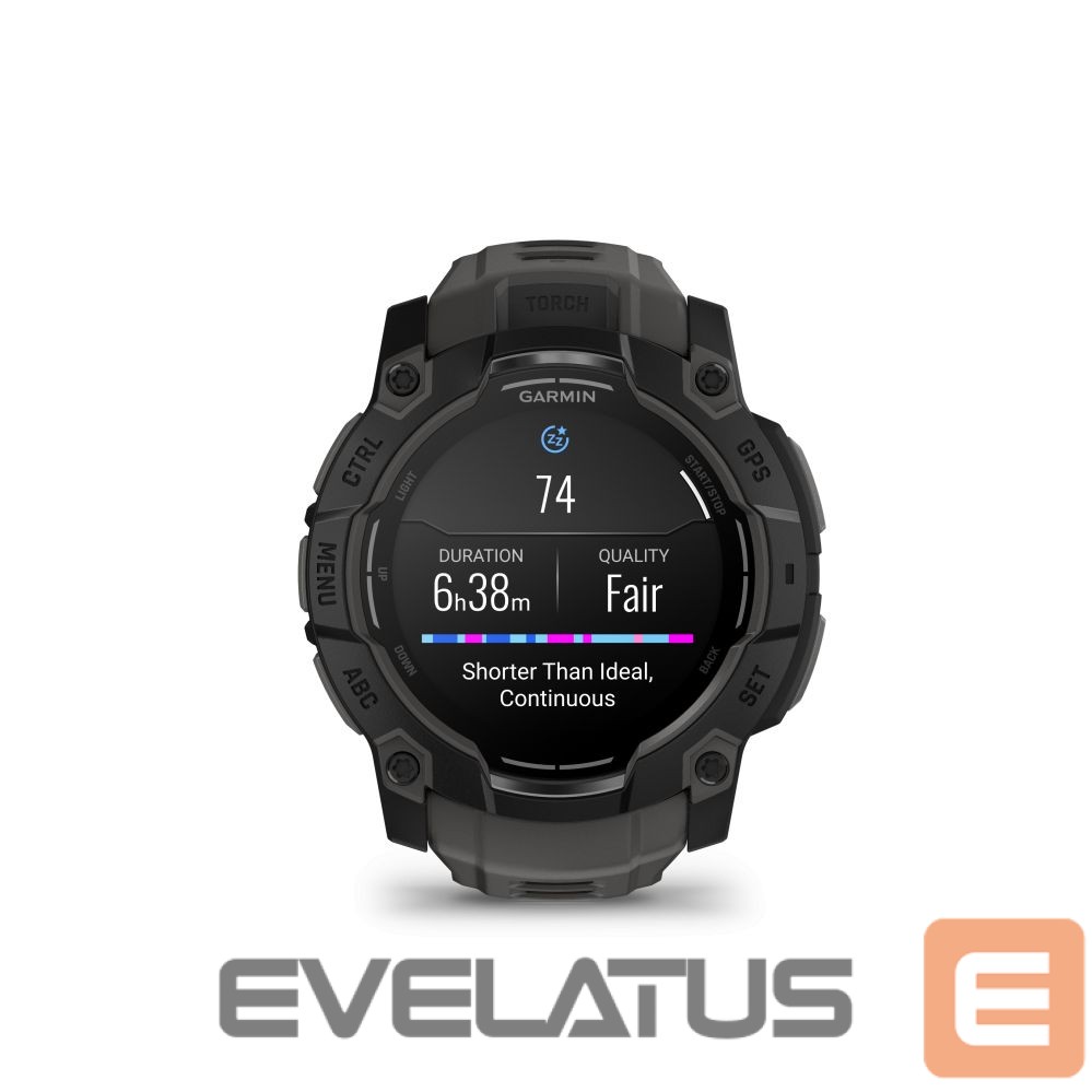 Smart watches Garmin Instinct 3 – 50 mm, AMOLED Black with Charcoal Band / 010-03020-00