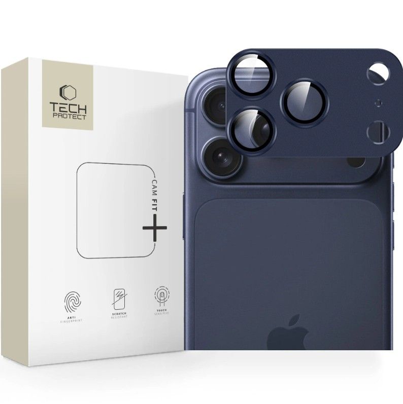 Protective glass Tech-Protect Apple IPHONE 17 PRO MAX TECH-PROTECT CAMFULL FIT Deep Blue