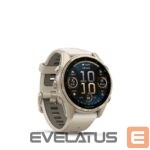 Smart watches Garmin  Fenix 8 – 43 mm, AMOLED Sapphire, Soft Gold with Fog grey/dark sandstone silicone band/ 010-02903-11 
