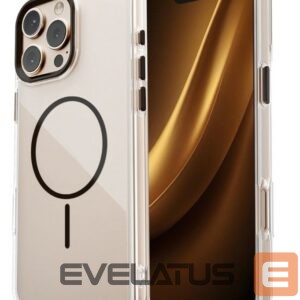 Aizmugurējais vāciņš iLike Apple iPhone 17 Air 6,6 Clear Thin Mag case Transparent Black