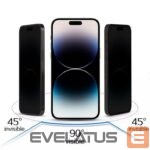 Apsauginiai stiklai iLike Apple IPHONE 17 AIR Tempered Privacy Glass Black