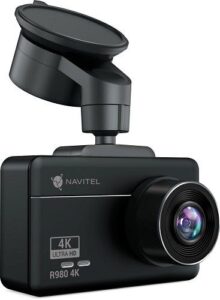 Dash cam Navitel  R980 4K dashcamwith Wi-Fi, GPS-informer, and digital speedometer 